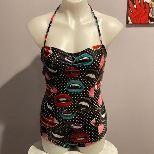 SALE‼️ TOO FAST VAMPIRE LIPS BATHING SUIT